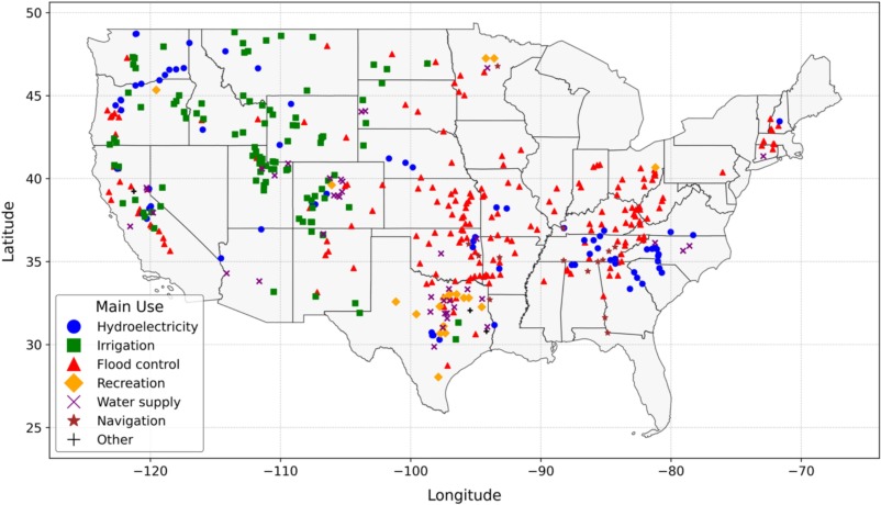 A Mamba-type of deep state space model for reservoir release simulation with a large-scale verification over 441 dams across CONUS